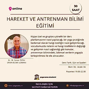 Hareket ve Antrenman Bilimi Eğitimi