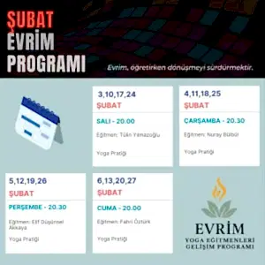 EVRİM Şubat Ayı Programı