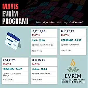 EVRİM Mayıs Ayı Programı